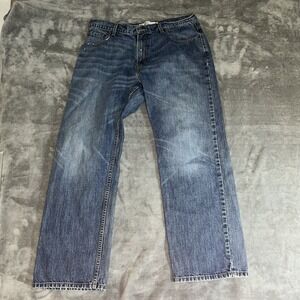 Levi's 559 Relaxed Straight Jeans Men's 36x32 (Meas. 36x30) Blue Light Wash VTG